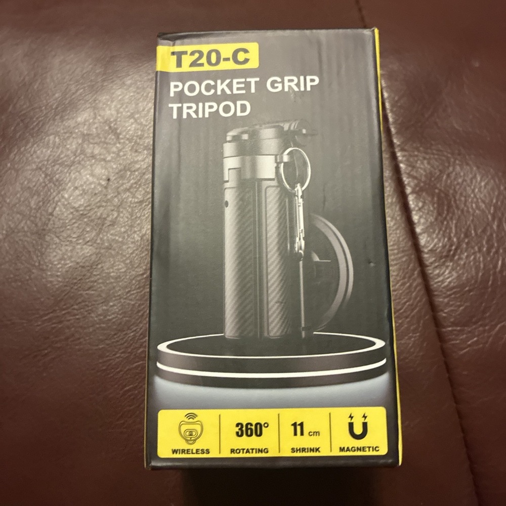 T20-C pocket grip tripod Wireless 360 degree rotating, magnetic, remote control